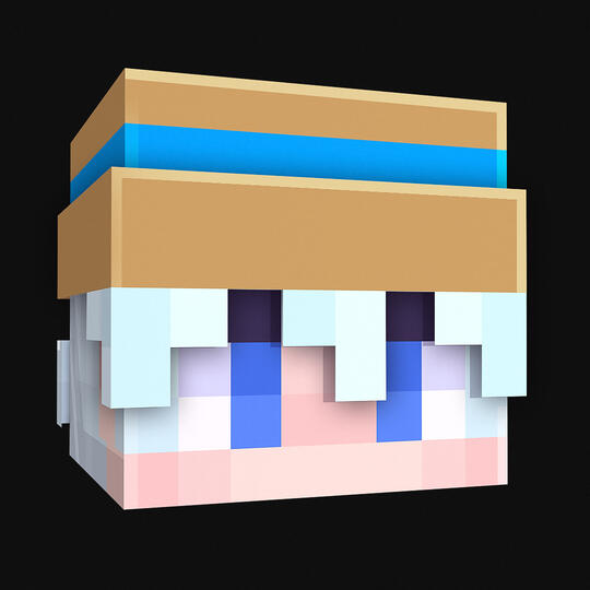 SupNinjaz Logo, Minecraft Head.